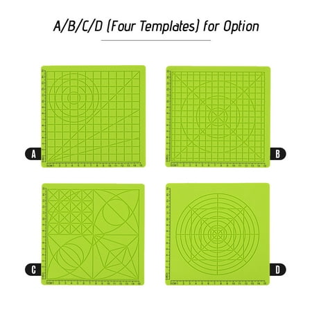 Inicio Tapis de Stylo 3D Impression 3D Pen Pad Mod/èle en Silicone Avec 2 Bouchons de Doigt Mod/èle de dessin Avec Outils de dessin de Base Accessoire de Stylo 3D pour Enfants Ou Adultes